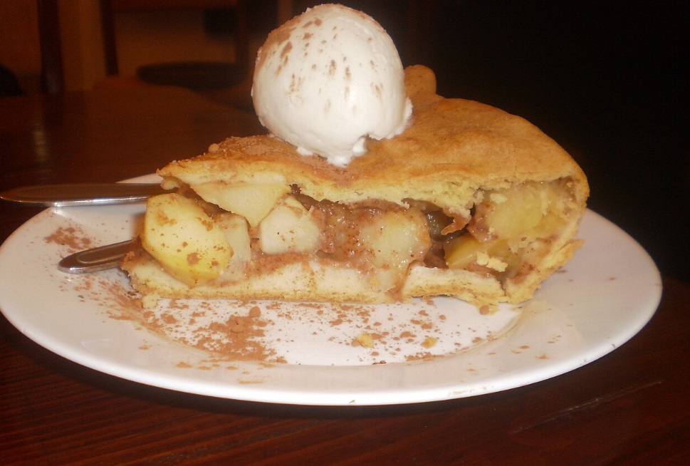 Apple pie à la mode